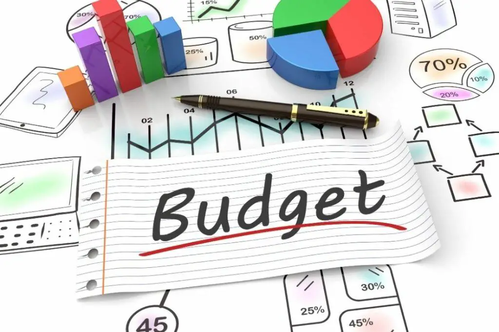 budget on a paper with graphs and charts- common budgeting mistake