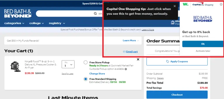 capital one shopping review