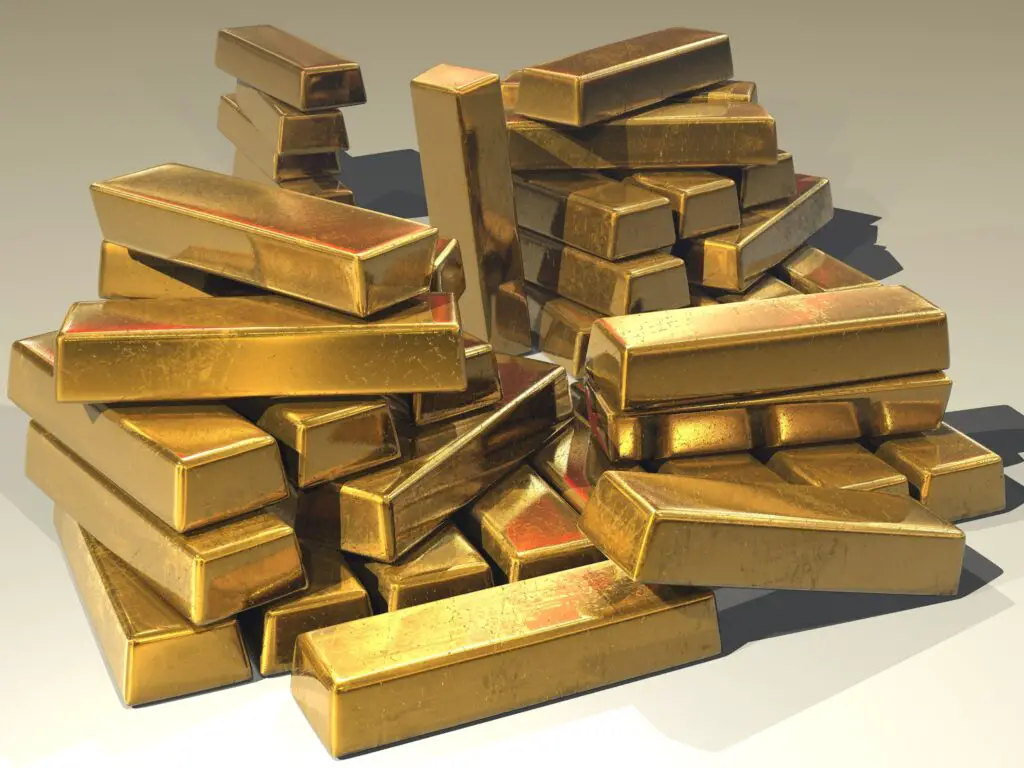 what to do with a large sum of money- golds and gold bars