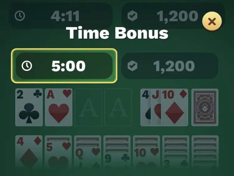 the time bonus
