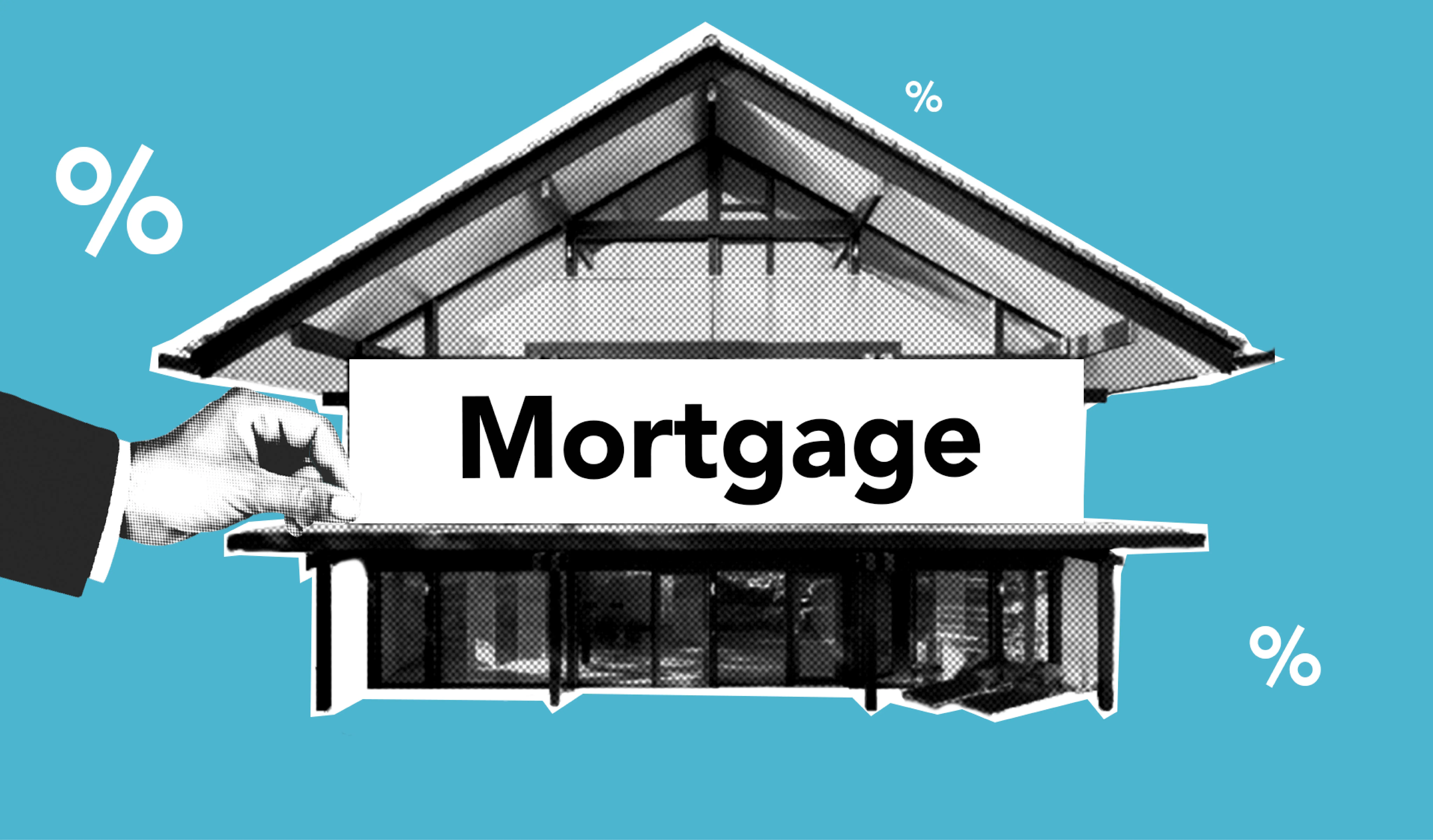 save money live better mortgage stock photo